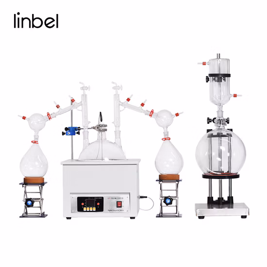 2L 5L 10L 20L Short Path Distillation with Vacuum Pump Heating System