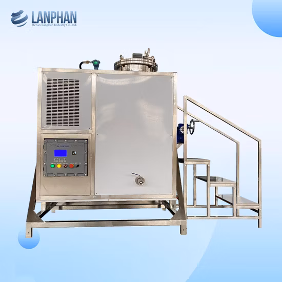 Máquina del sistema de recuperación de solventes de la industria de reactivos químicos
